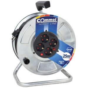 0925-min.jpg Кабелска макара на метален добош 25m - 3G1,5 | Commel