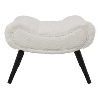 Фотелја Silla ткаенина/boucle со потпирач за нозе 97x80x100cm