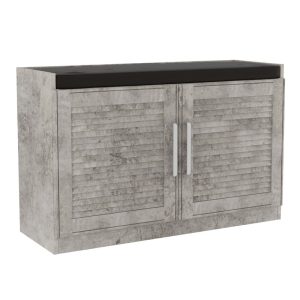123-000194.jpg Столче за орман за чевли Crispy 9 пара антички антрацит 94x34,5x60cm