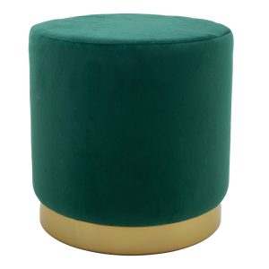 257-000008.jpg Столче Dash кадифе темно зелено-златно D35x35cm