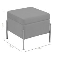 257-000016-3.jpg Столче-багажник Panton кадифе зелено-златно 40x40x36,5cm