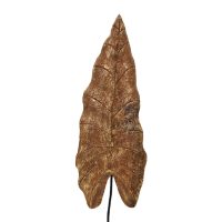 Лист за украсување маса Lopi  златно манго дрво-железо 23x9x77,5cm