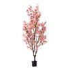 316-000029.jpg Декоративно растение Цвет од праска I во саксија pink pp H170cm