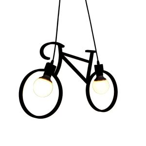 Bike.jpg Bike - Лустер црн 2xE27