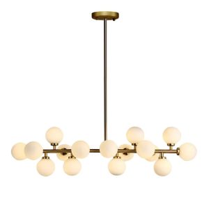 LUCIA - Златен Висечки Лустер 16xG9