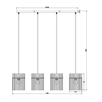dimenzz-2.jpg Gorley - Висечки лустер за 4*Е27